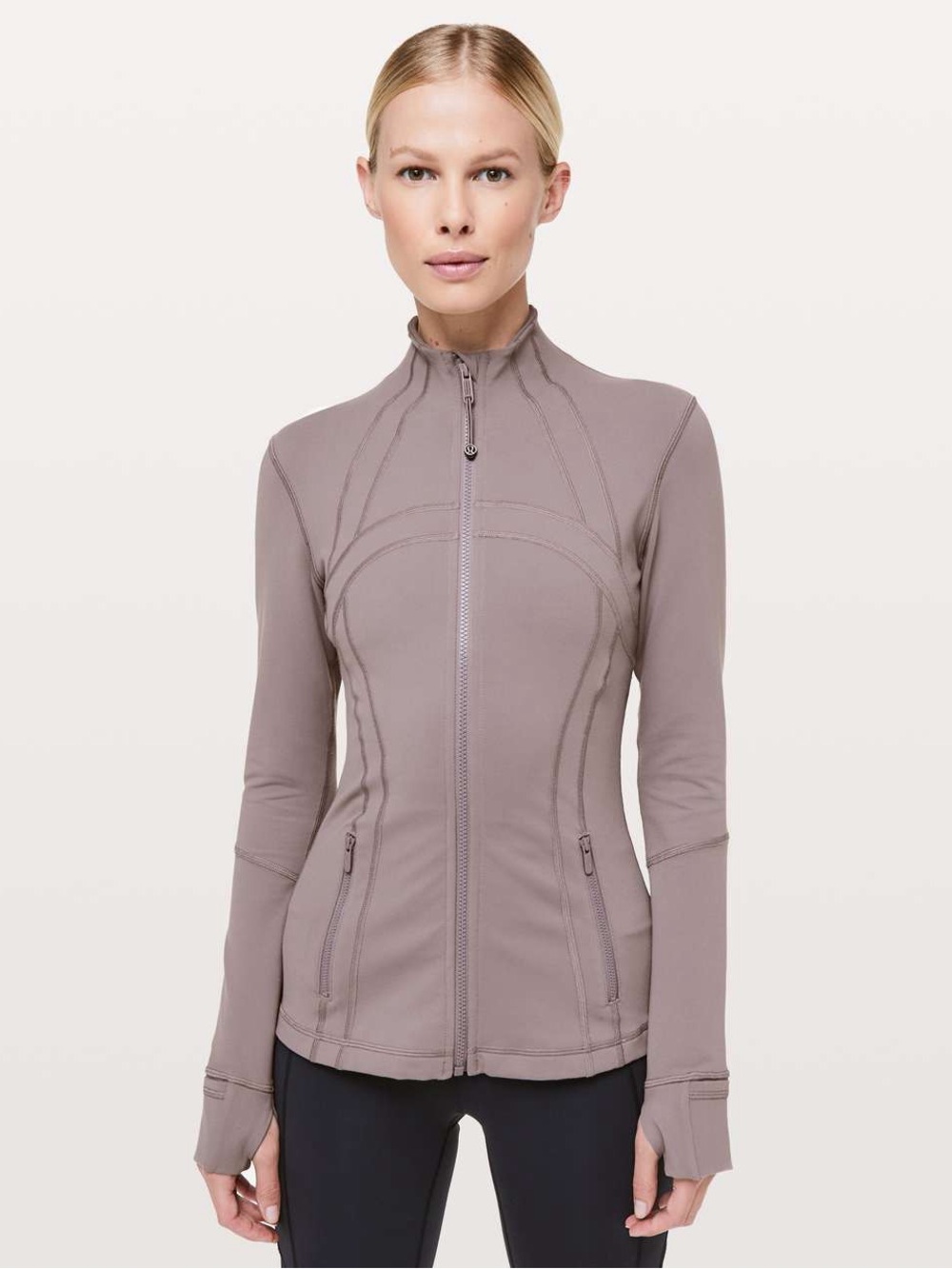 Lululemon Define Jacket Lilac Stone (purple) Luon Size 8 Full Zip
